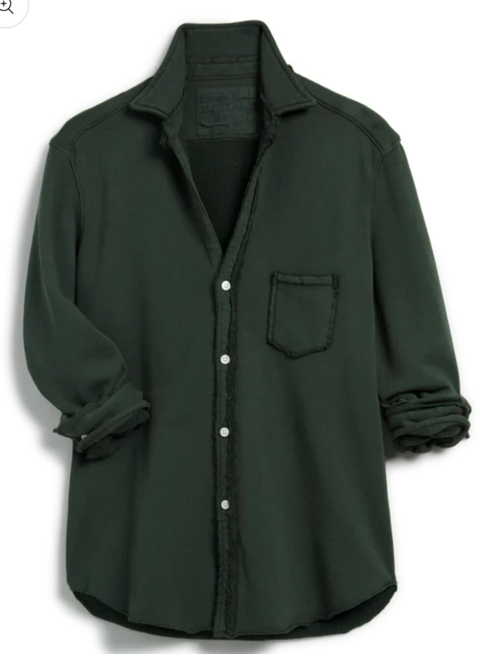 Eileen Relaxed Button Up Triple Fleece Shirt
